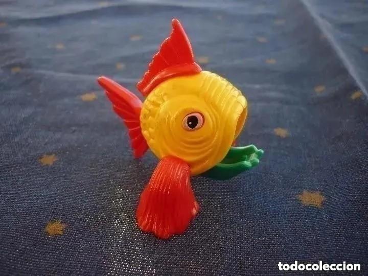 Figuras de goma Kinder: FIGURA KINDER. PEZ AMARILLO - Foto 1