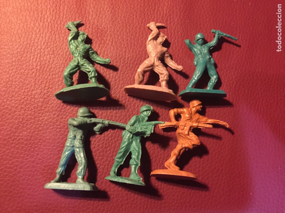 Figuras de goma y PVC: 6 mu&ntilde;ecos comansi o montaflex - Foto 1