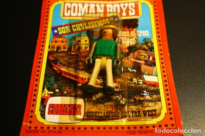 Figuras de goma y PVC: Comansi - comanboys coman boys - oeste indio - Foto 1