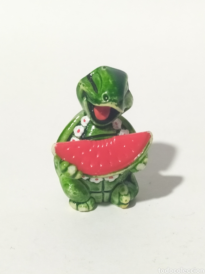 Figure di Gomma e PVC: Figura PVC. Kinder.Ferrero.1992.Tortugas.Gnam Gnam