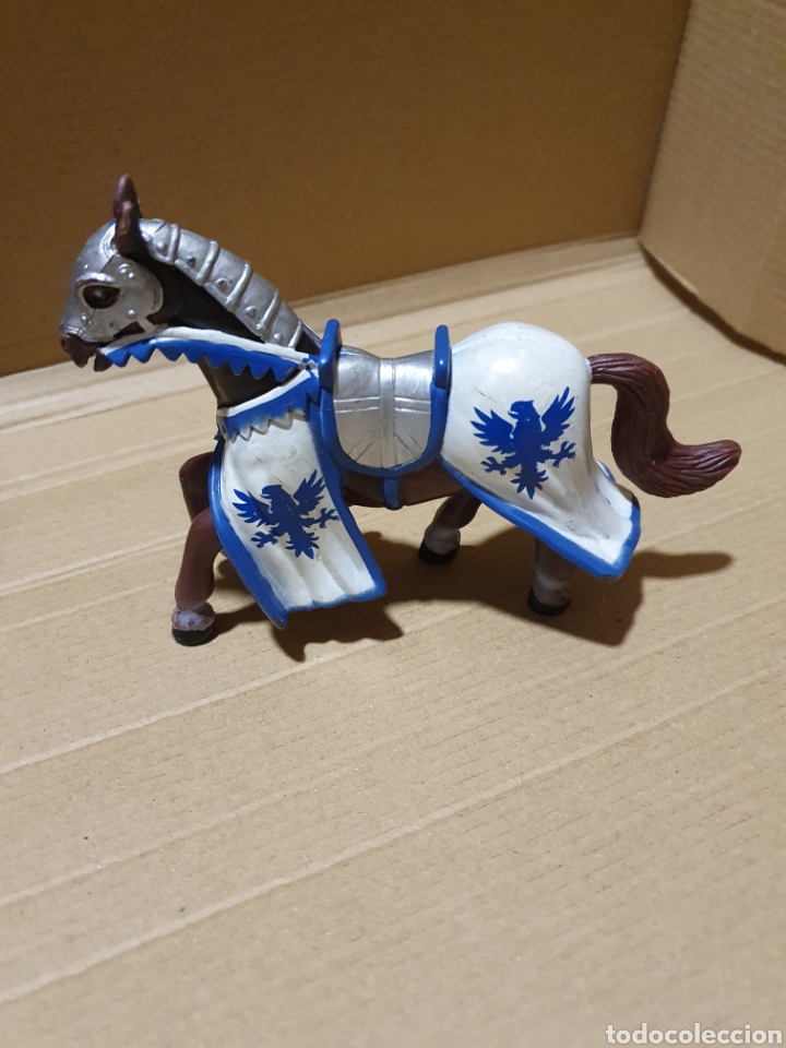 Figuras de goma y PVC: CABALLO MEDIEVAL SIMBA -CABALLO SIMBA - Foto 1