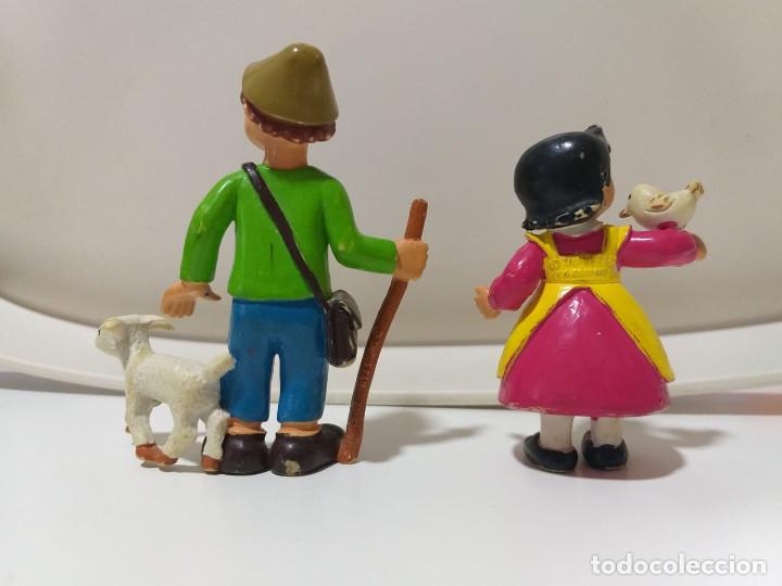 Figuras de goma y PVC: Figuras Heidi y Pedro pvc Comics Spain - Foto 2