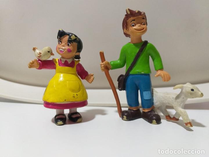 Figuras de goma y PVC: Figuras Heidi y Pedro pvc Comics Spain - Foto 1