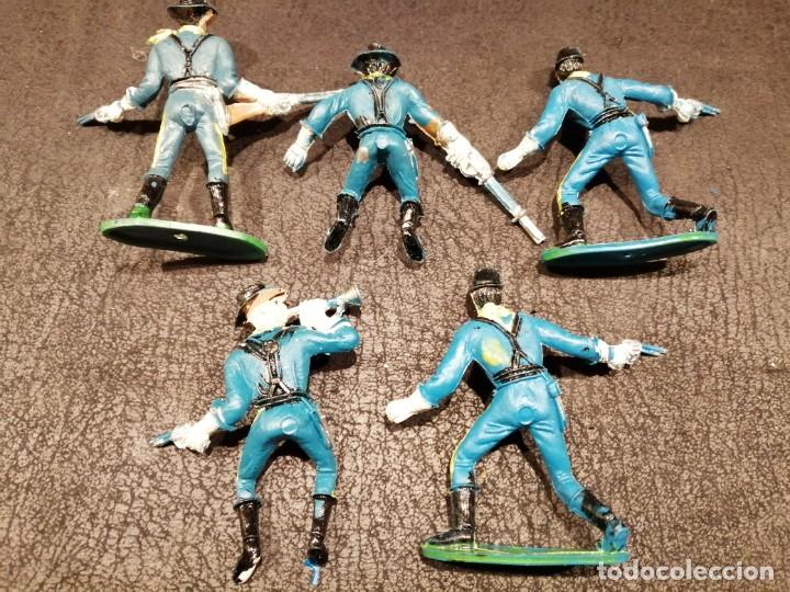 Figuras de goma y PVC: Lote septimo de caballeria - Comansi - Foto 2