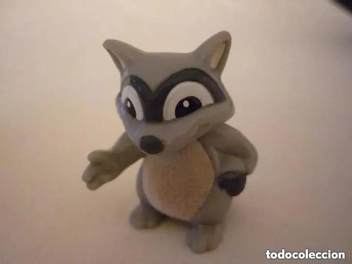Figuras de goma Kinder: Figura Kinder - mapache - Foto 1