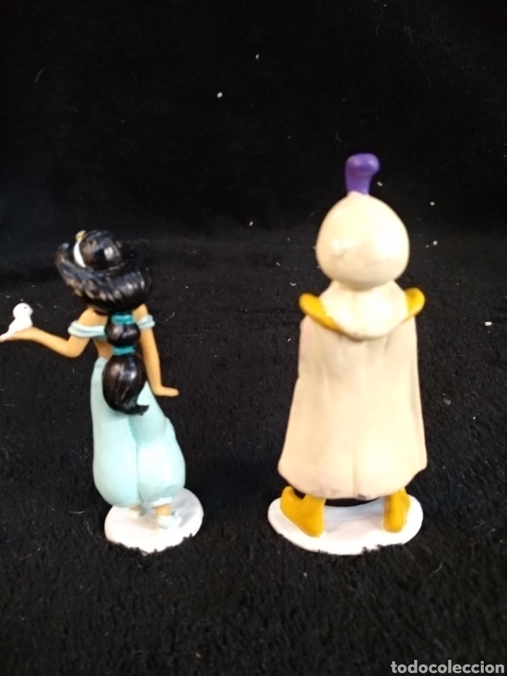 Figuras de goma y PVC: Figuras Alad&iacute;n y Jasm&iacute;n - Foto 2