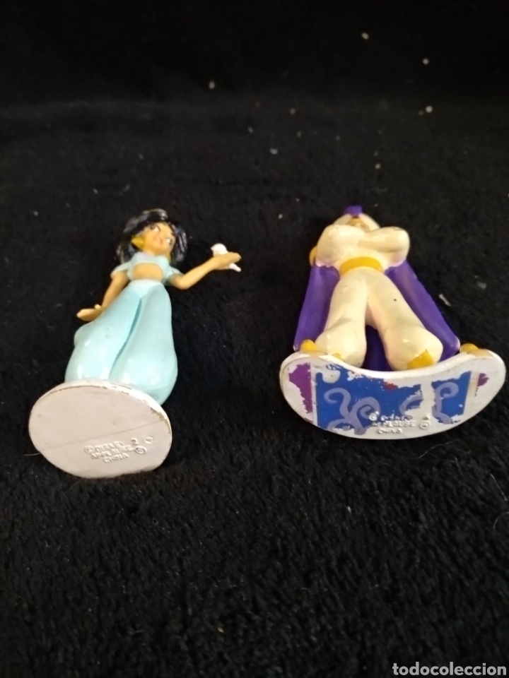 Figuras de goma y PVC: Figuras Alad&iacute;n y Jasm&iacute;n - Foto 3