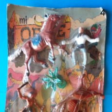 Figuras de Goma y PVC: JECSAN SOTORRES PECH - BLISTER 4 MI OESTE - ORIGINAL NO JUGADO. Lote 234945005