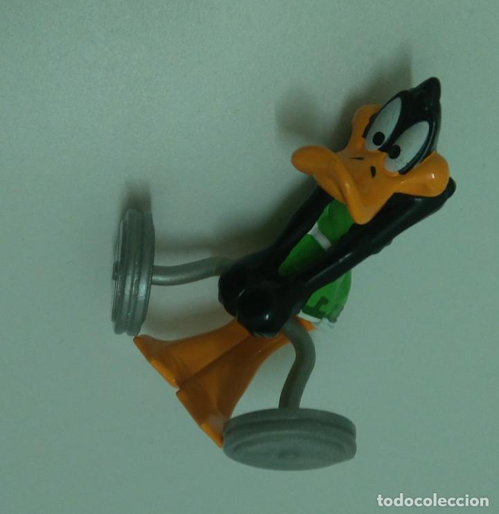 Kinder &Uuml;berraschung: looney toons tunes daffy duck pato lucas olimpiadas grecia 2004 pesa halterofolia pesas KINDER