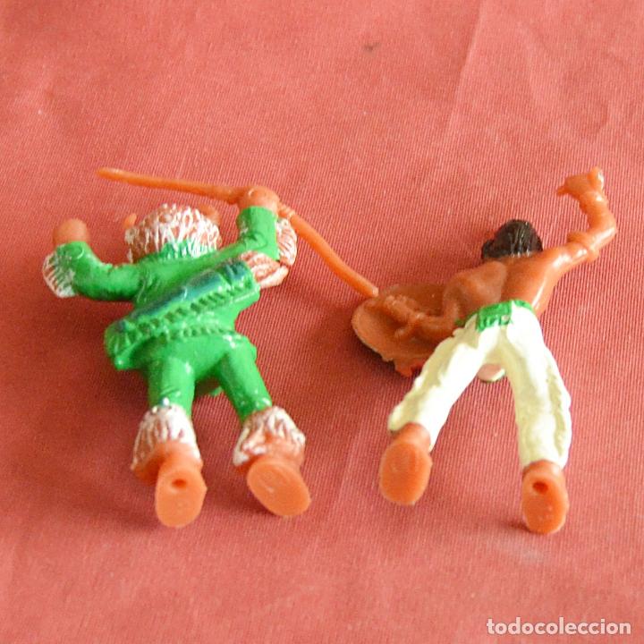 Figuras de goma y PVC: 2 INDIOS - COMANSI - Foto 3
