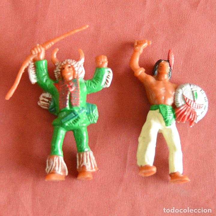 Figuras de goma y PVC: 2 INDIOS - COMANSI - Foto 1