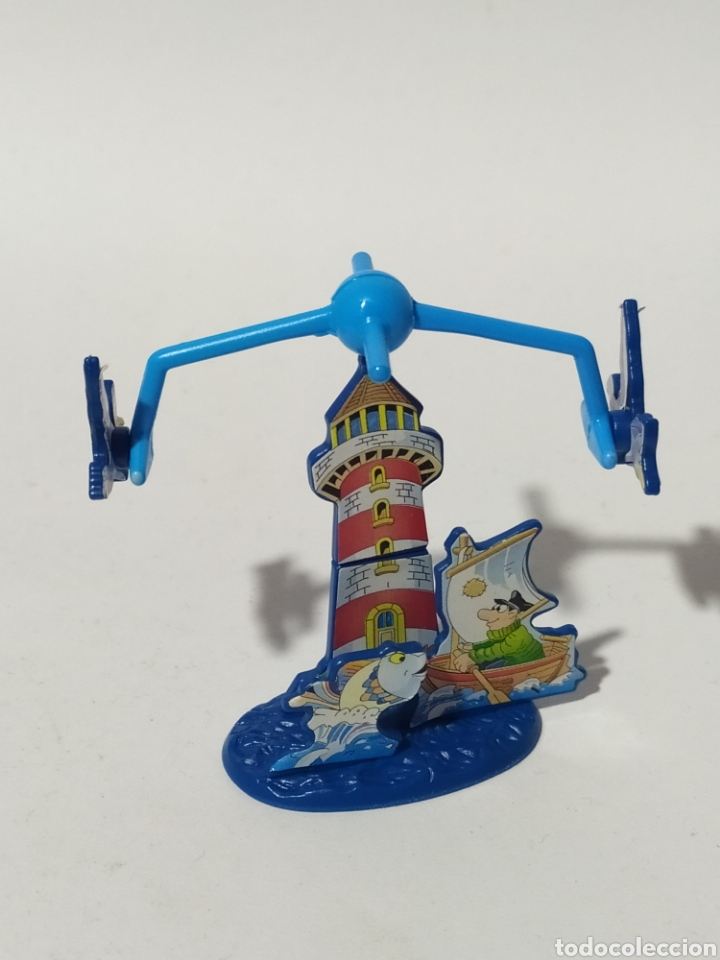 Figurines en Caoutchouc et PVC: Figura pvc. Kinder. K99 n&deg; 92. 1999.Faro y gaviotas.
