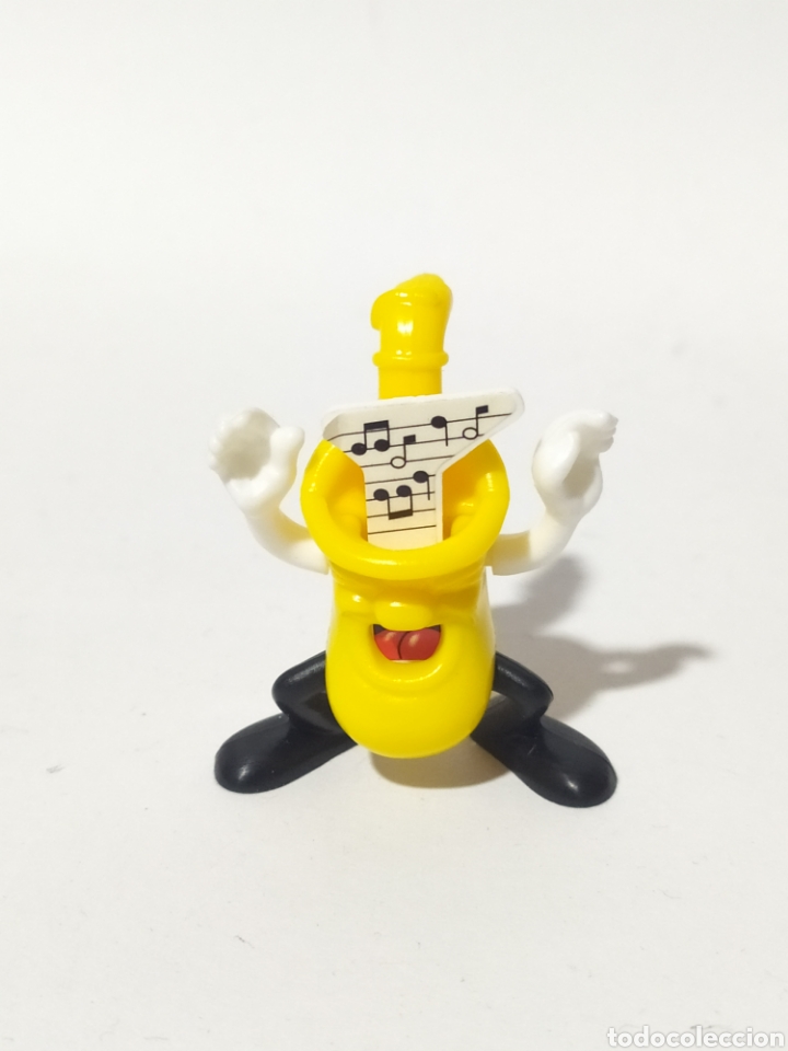 Figuras de Borracha e PVC: Figura pvc. Kinder. K99 n&deg;78 . A&ntilde;o 1999.Instrumentos de m&uacute;sica. Saxophone.