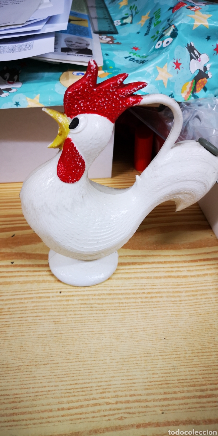 Figuras de goma y PVC: Gallo de plastico a estrenar - Foto 1