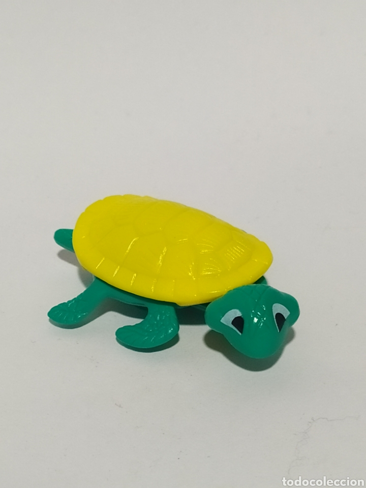 Kinder Figures: Figura PVC. Kinder . K98. N&deg;74.Animales.Tortuga. a&ntilde;o 1998.