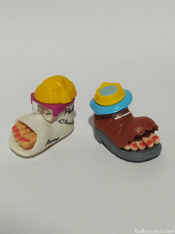 Kinder &Uuml;berraschung: Figura PVC. Kinder . K00. N&deg;25 y 26.Yeso y calzado .Coleccion completa. a&ntilde;o 2000.
