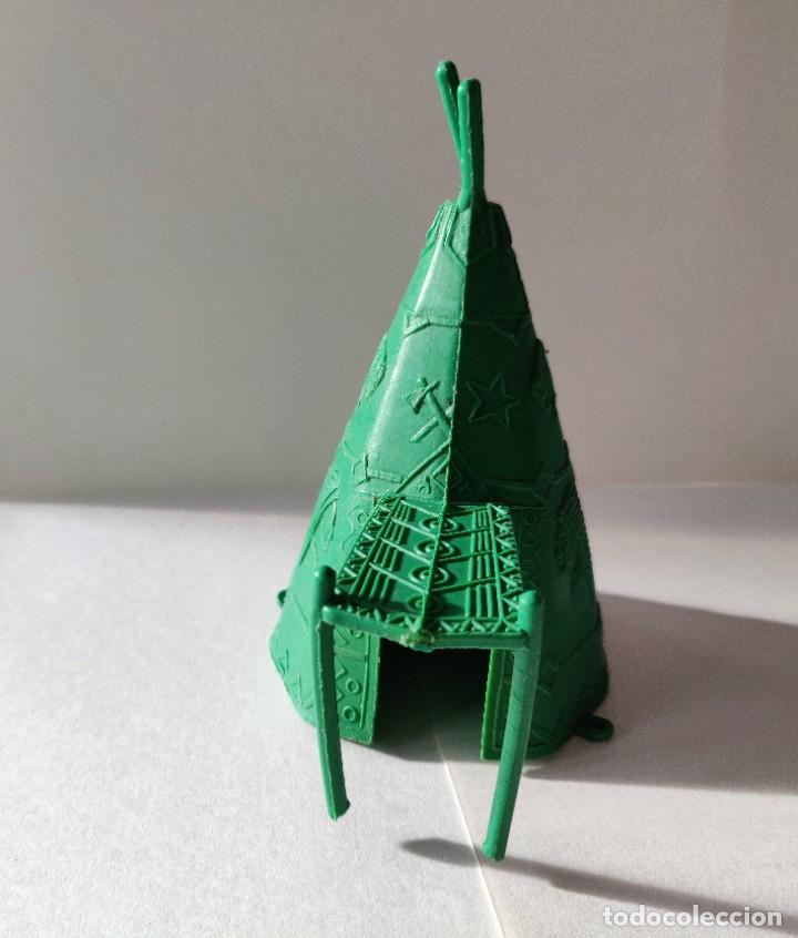 Figuras de goma y PVC: Indios con Caba&ntilde;a - Foto 6