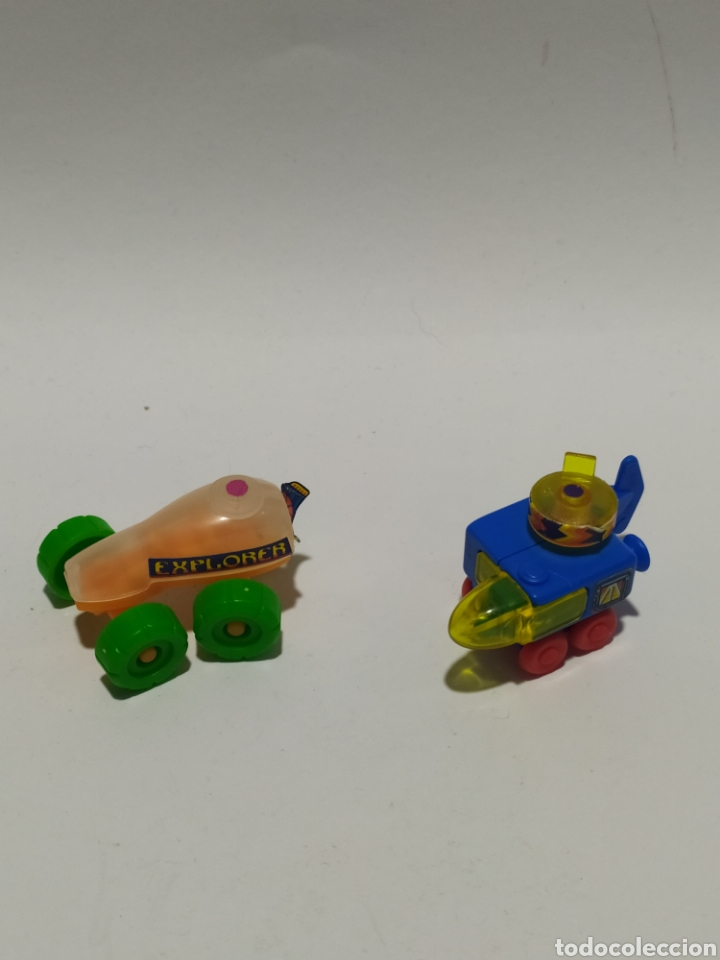 Kinder &Uuml;berraschung: Figuras PVC. Kinder. K96 N&deg; 1 y 2.Vehiculos lunares.Coleccion completa. A&ntilde;o 1996.
