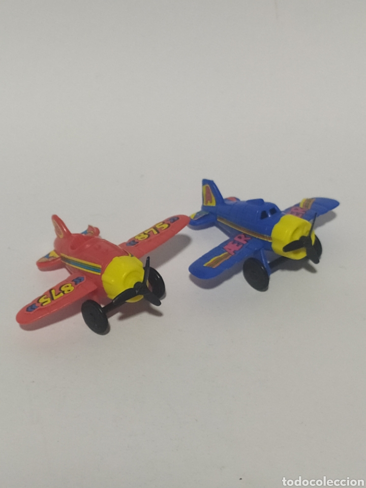 Kinder &Uuml;berraschung: Figuras PVC. Kinder. K96 N&deg;35 y 36.Aviones.Colecci&oacute;n completa. A&ntilde;o 1996