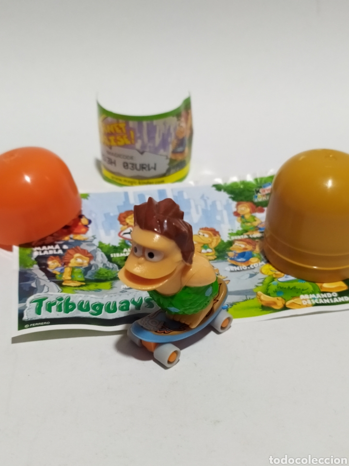 Kinder &Uuml;berraschung: Figura PVC. Kinder.Los Cromingnong.Kaskou.A&ntilde;o 2003
