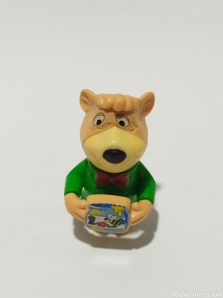 Figuras de Goma Kinder: Figura PVC. Kinder.K96 N 55.Oso Yogi de picnic. Boo boo bear.A&ntilde;o 1996