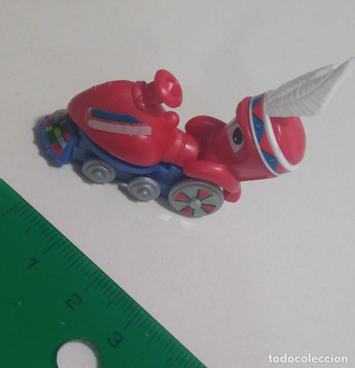 Figuras de Borracha e PVC: kinder tren indio salvaje sioux montable locomotora far west