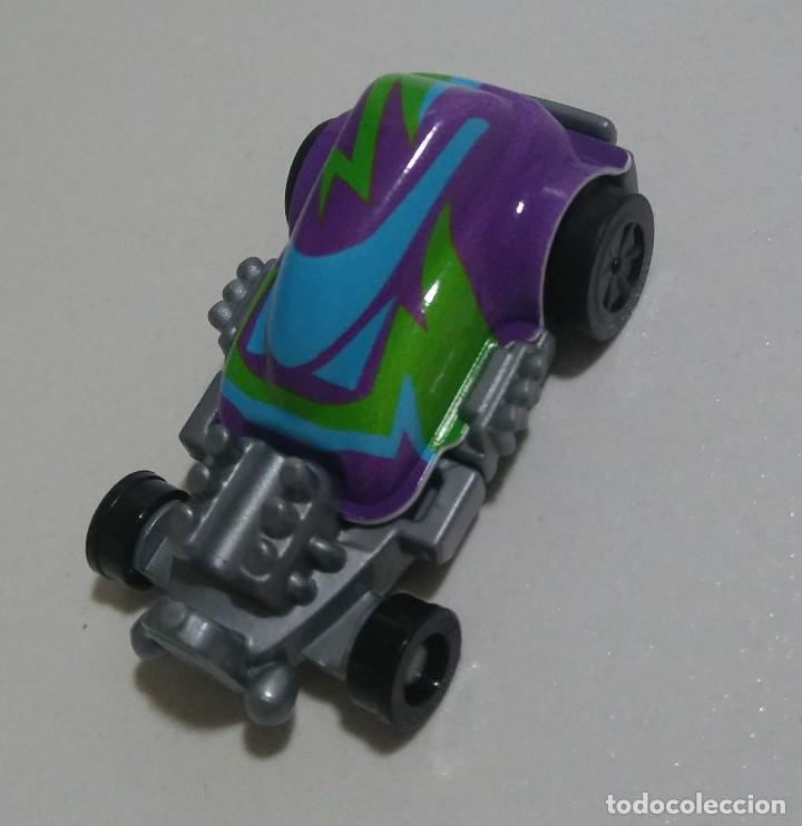 Figuras de Borracha e PVC: kinder coche morado bolido sprinty races vehiculo carreras