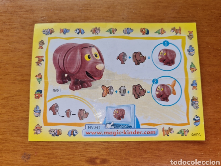 Kinder &Uuml;berraschung: Bpz kinder papel instrucciones NV041 animales cambiable folleto figuras Ferrero antigua (bol 3)