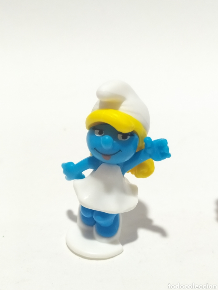 Figurines en Caoutchouc et PVC: Figuras PVC. Kinder. Pitufos M&uacute;sico. K97 N51.Pitufina.A&ntilde;o 1997