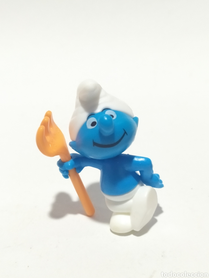 Figuras de Goma Kinder: Figuras PVC. Kinder. Pitufos en el Jardin. K97 N68.A&ntilde;o 1997