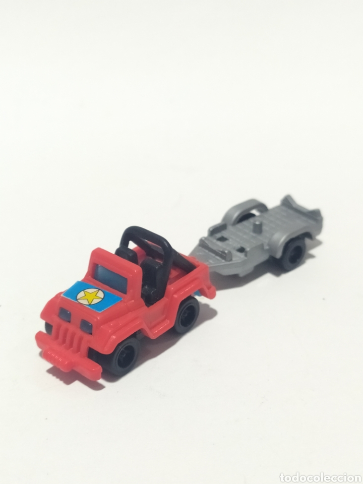 Figuras de Goma Kinder: Figuras PVC. Kinder. Coches con remolque. K96 N29..A&ntilde;o 1996