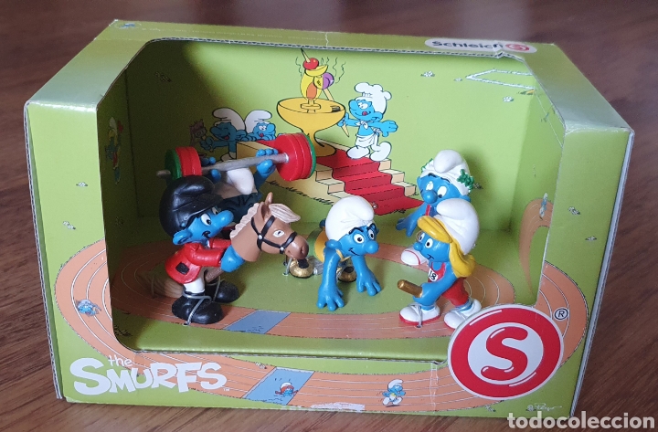 Figuras de goma y PVC: Pitufos schleich - Foto 2