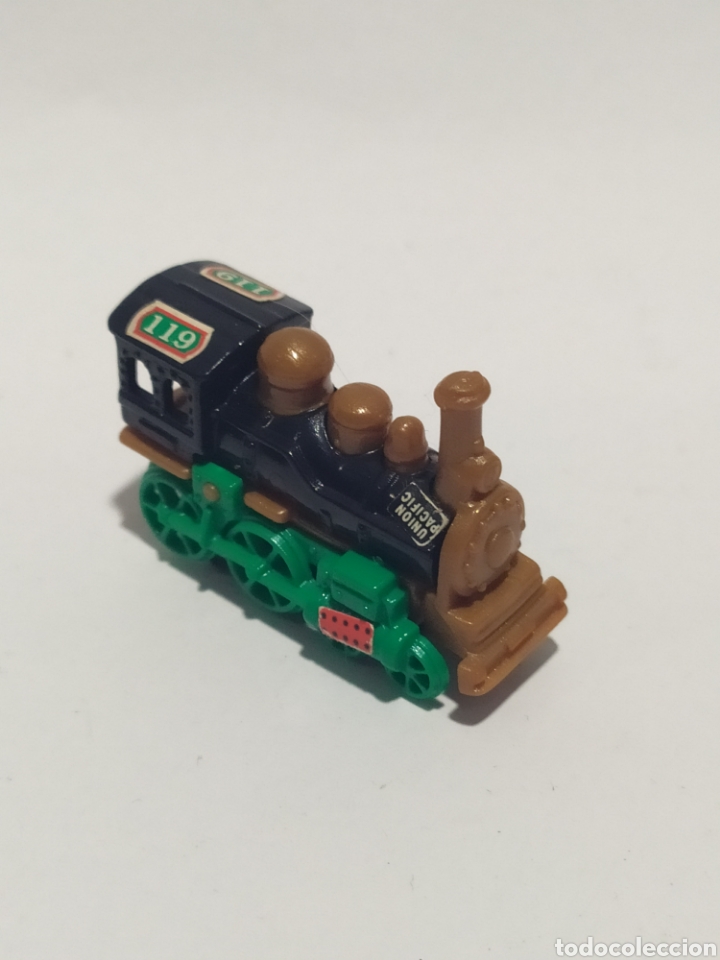 Figuras de Borracha e PVC: Figura PVC. Kinder. Locomotoras antiguas. K93 N76. A&ntilde;o1993