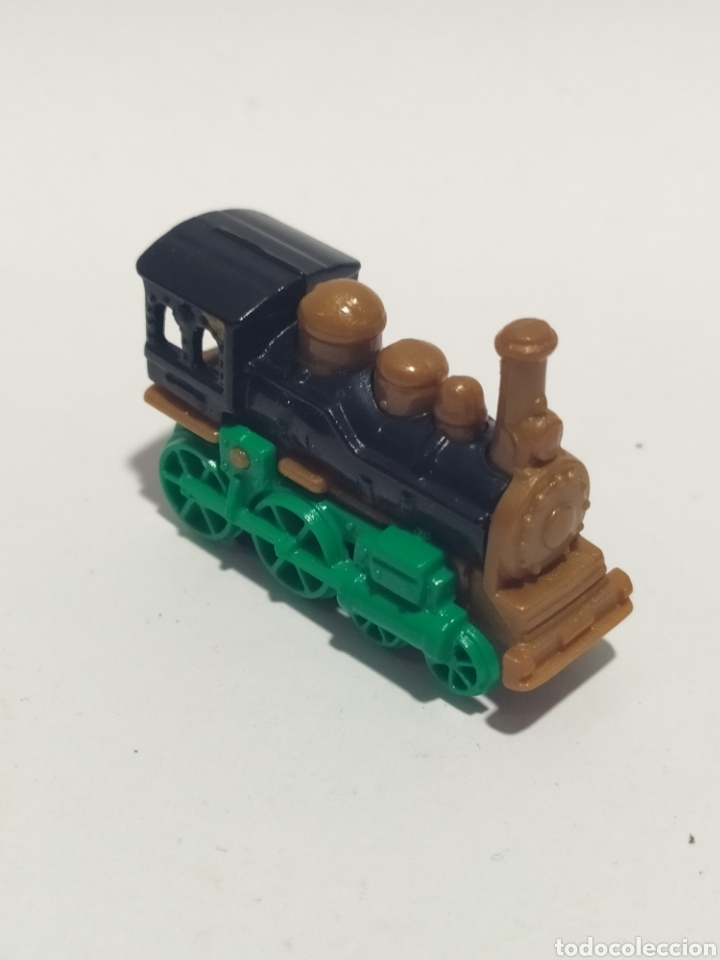Figuras de Borracha e PVC: Figura PVC. Kinder. Locomotoras antiguas. K93 N76. A&ntilde;o1993