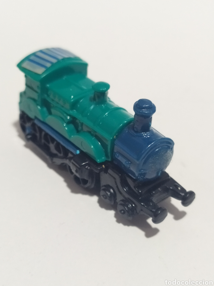 Figuras de Borracha e PVC: Figura PVC. Kinder. Locomotoras antiguas. K93 N75. A&ntilde;o1993