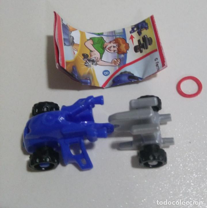 Figuras de Borracha e PVC: KINDER en COCHE 2020 2021 VERDE PEGATINAS VEHICULO BPZ PAPEL COMPLETO MONTABLE MINIATURA ESCALA