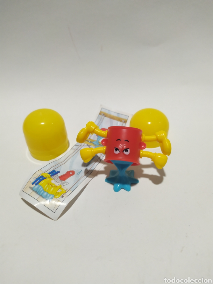Figuras de Goma Kinder: Figura PVC. kinder. K04 N 39.Cubo de pintura.A&ntilde;o 2004