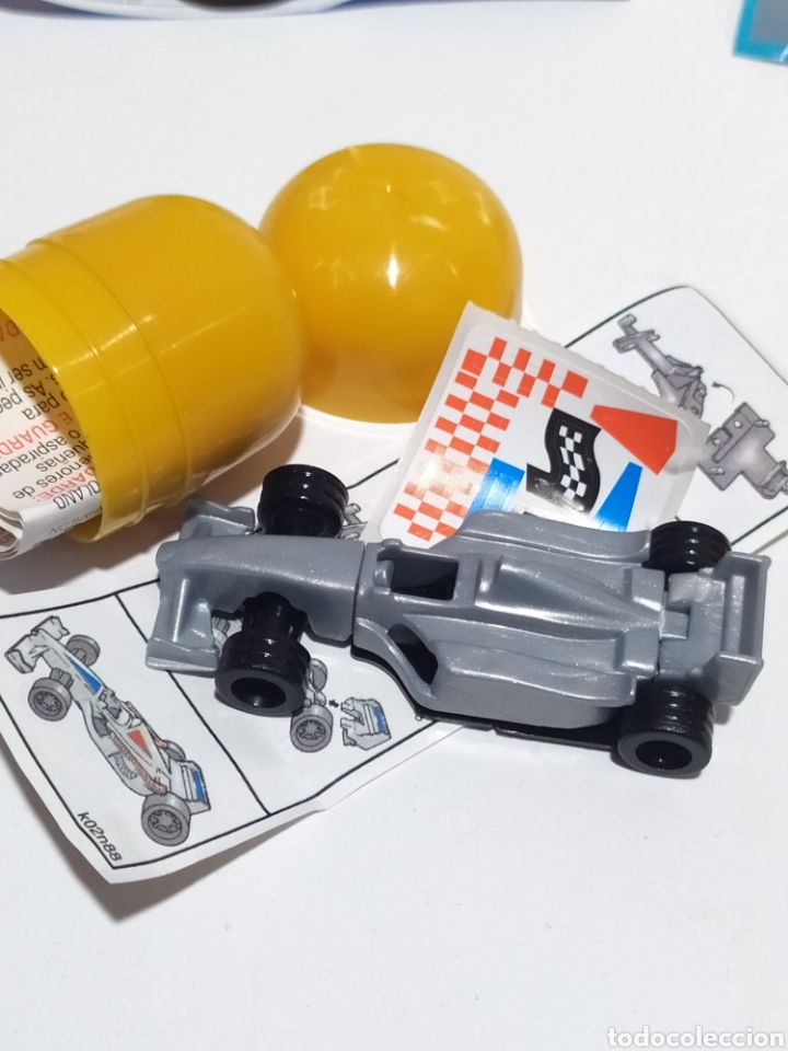 Figuras de Goma Kinder: Figura PVC. kinder. K02 N 88.Coche de carrera.A&ntilde;o 2002