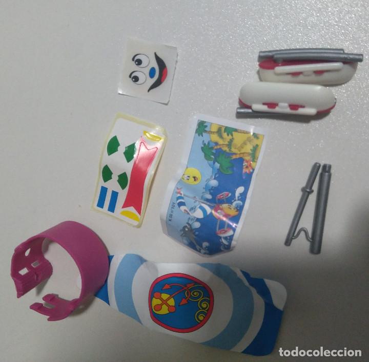 Figuras de Borracha e PVC: barco kinder k00 vehiculo miniatura animado montable