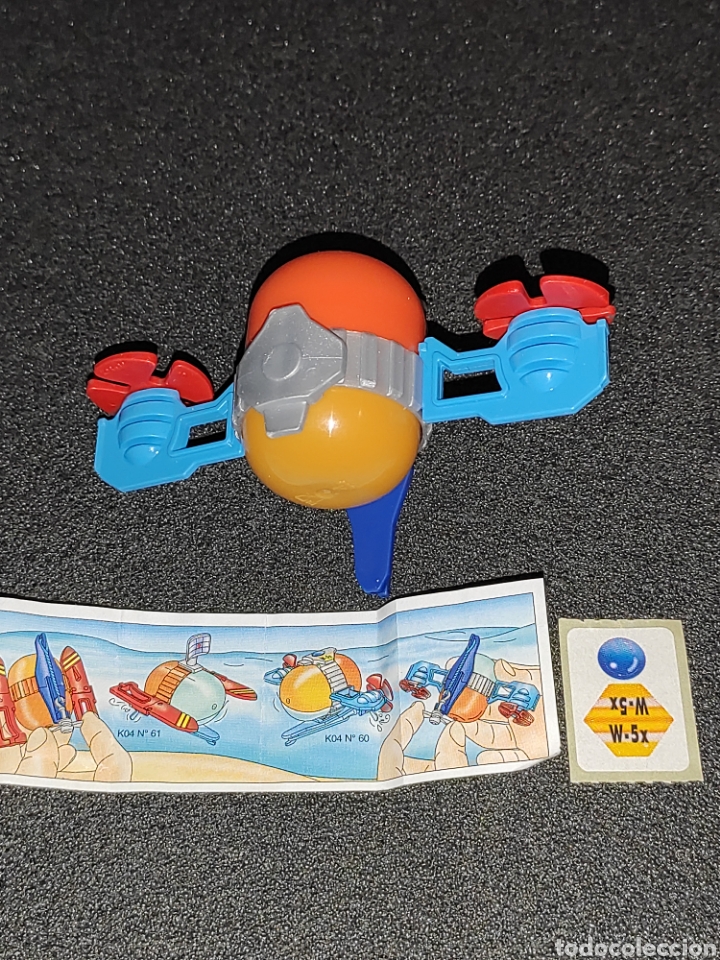 Kinder &Uuml;berraschung: kINDER FERRERO 181 serie k04 c&aacute;psula submarina 1 fig + 1 bpz