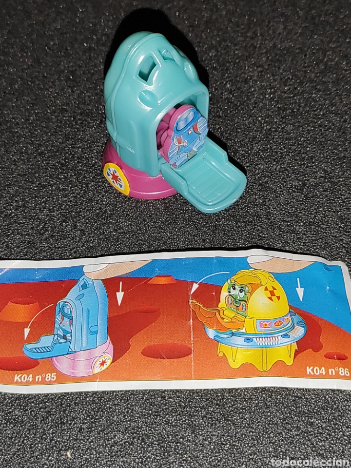 Figuras de Borracha e PVC: kINDER FERRERO 182 serie k04 nave veh&iacute;culo espacio espacial 1 fig + 1 bpz