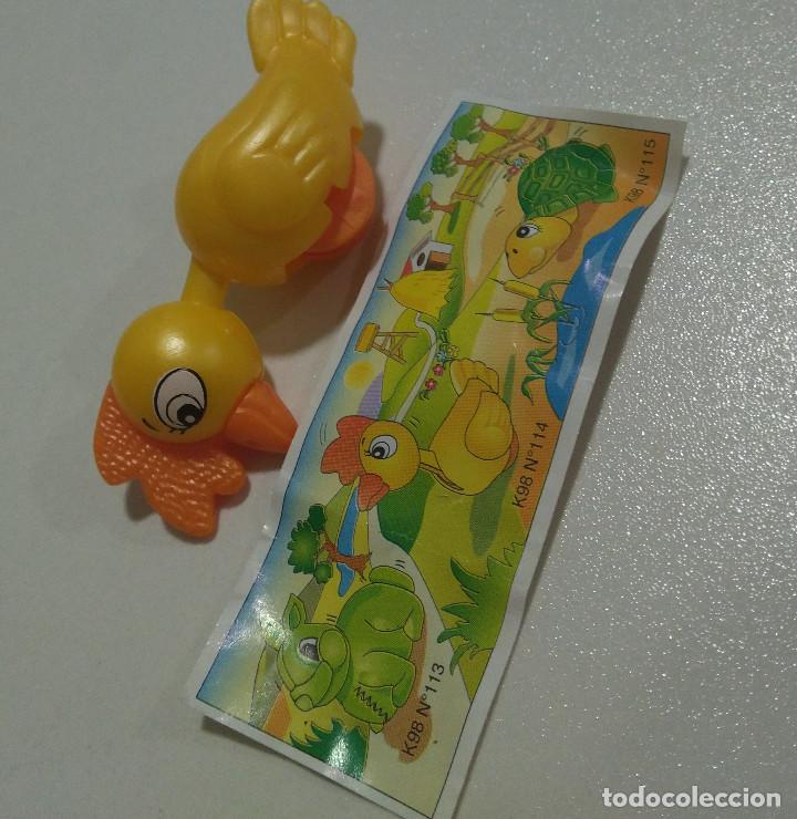 Figuras de Borracha e PVC: figura montable a&ntilde;os 90 k98 98 animal mu&ntilde;eco gallina gallo figurita bpz papel