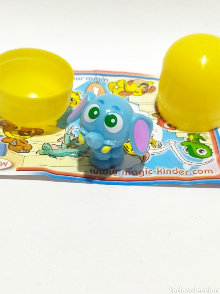 Figurines en Caoutchouc et PVC: Figuras Pvc. Kinder. Mpg.Nv 027. A&ntilde;o 2009Animales volcados. Elefante.