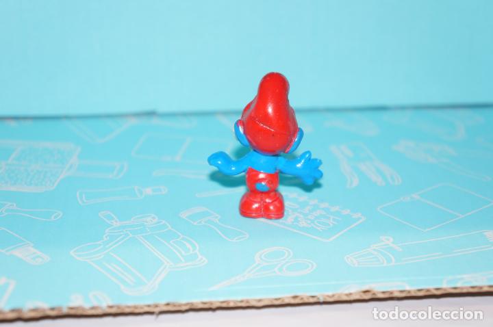 Figuras de goma y PVC: FIGURA PAPA PITUFO. LOS PITUFOS - Foto 2