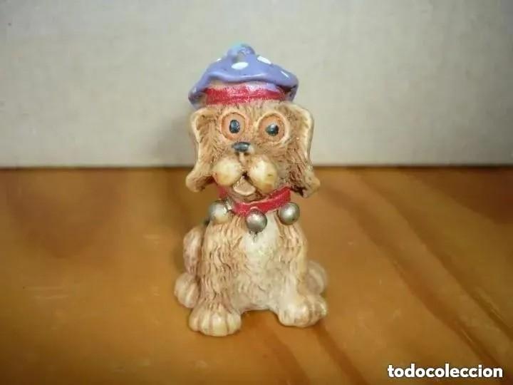 Figuras de Goma y PVC: Figura perrito de resina - 4 cm