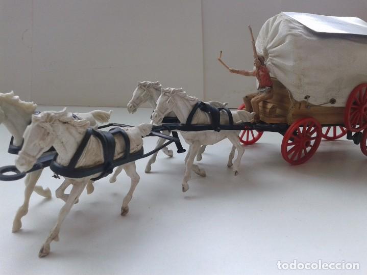 Figuras de goma y PVC: CARRETA MADERA COMANSI,1&ordf; GENERACION - Foto 2