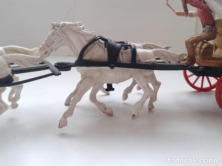 Figuras de goma y PVC: CARRETA MADERA COMANSI,1&ordf; GENERACION - Foto 4