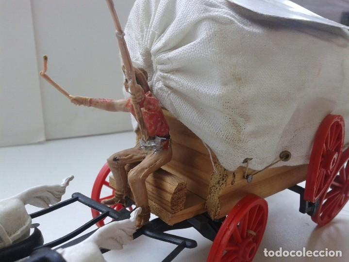 Figuras de goma y PVC: CARRETA MADERA COMANSI,1&ordf; GENERACION - Foto 6