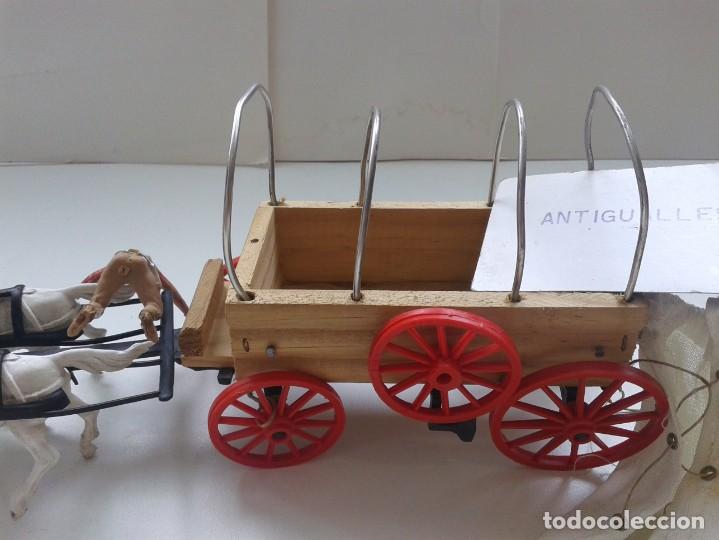Figuras de goma y PVC: CARRETA MADERA COMANSI,1&ordf; GENERACION - Foto 7