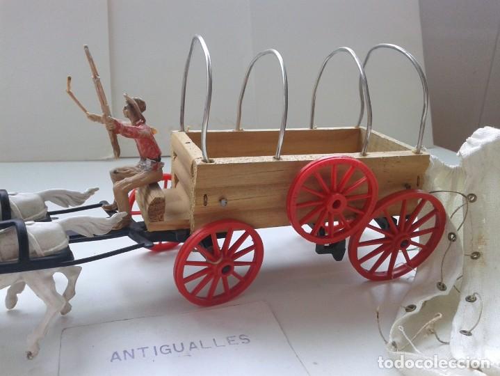Figuras de goma y PVC: CARRETA MADERA COMANSI,1&ordf; GENERACION - Foto 8